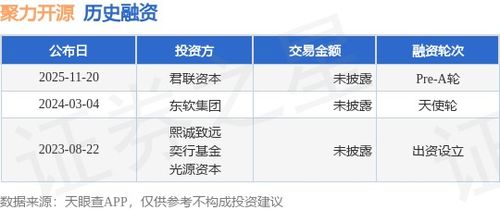 聚力開源完成Pre-A輪融資，君聯資本領投助力技術咨詢服務升級